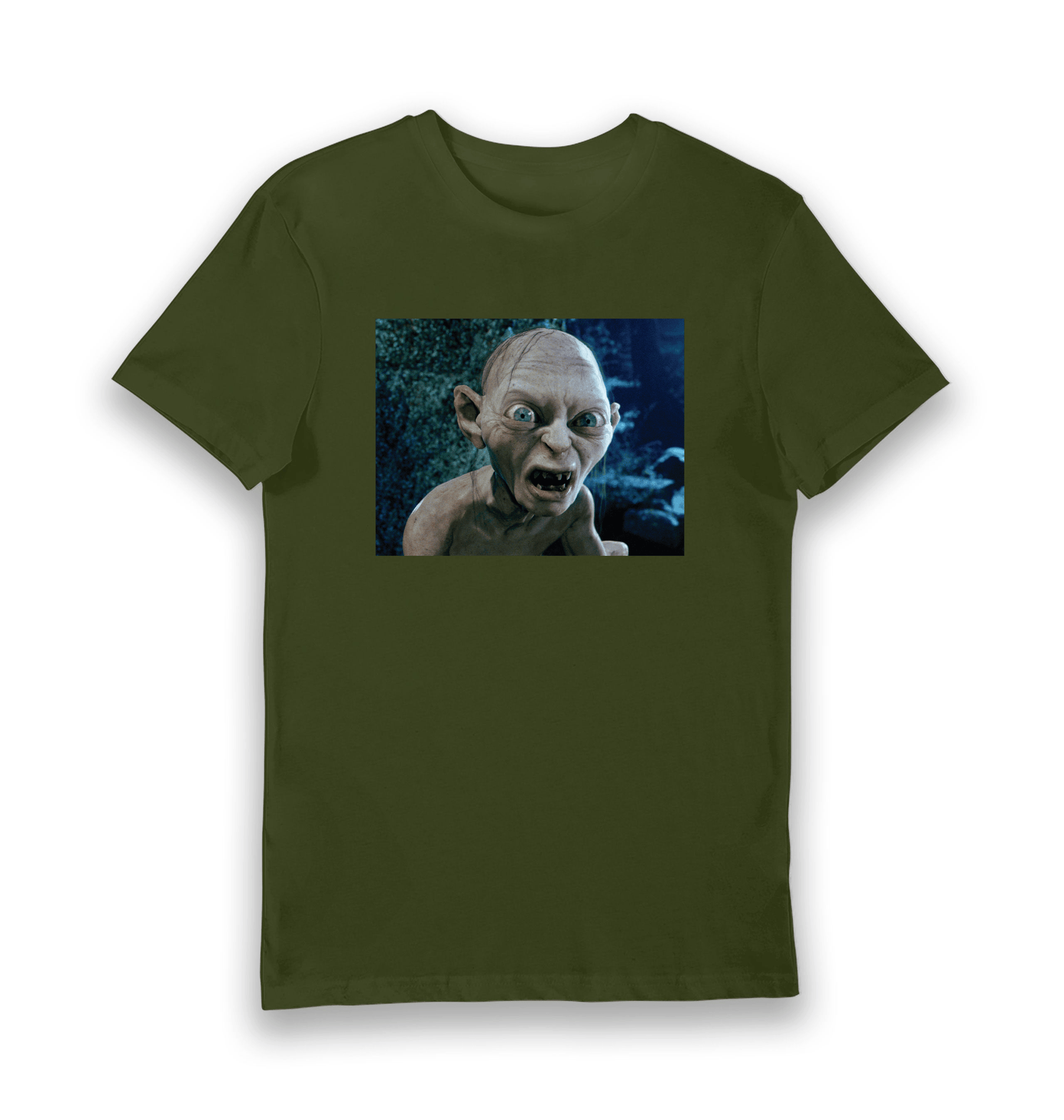 Forest Green Printed T-shirt Front