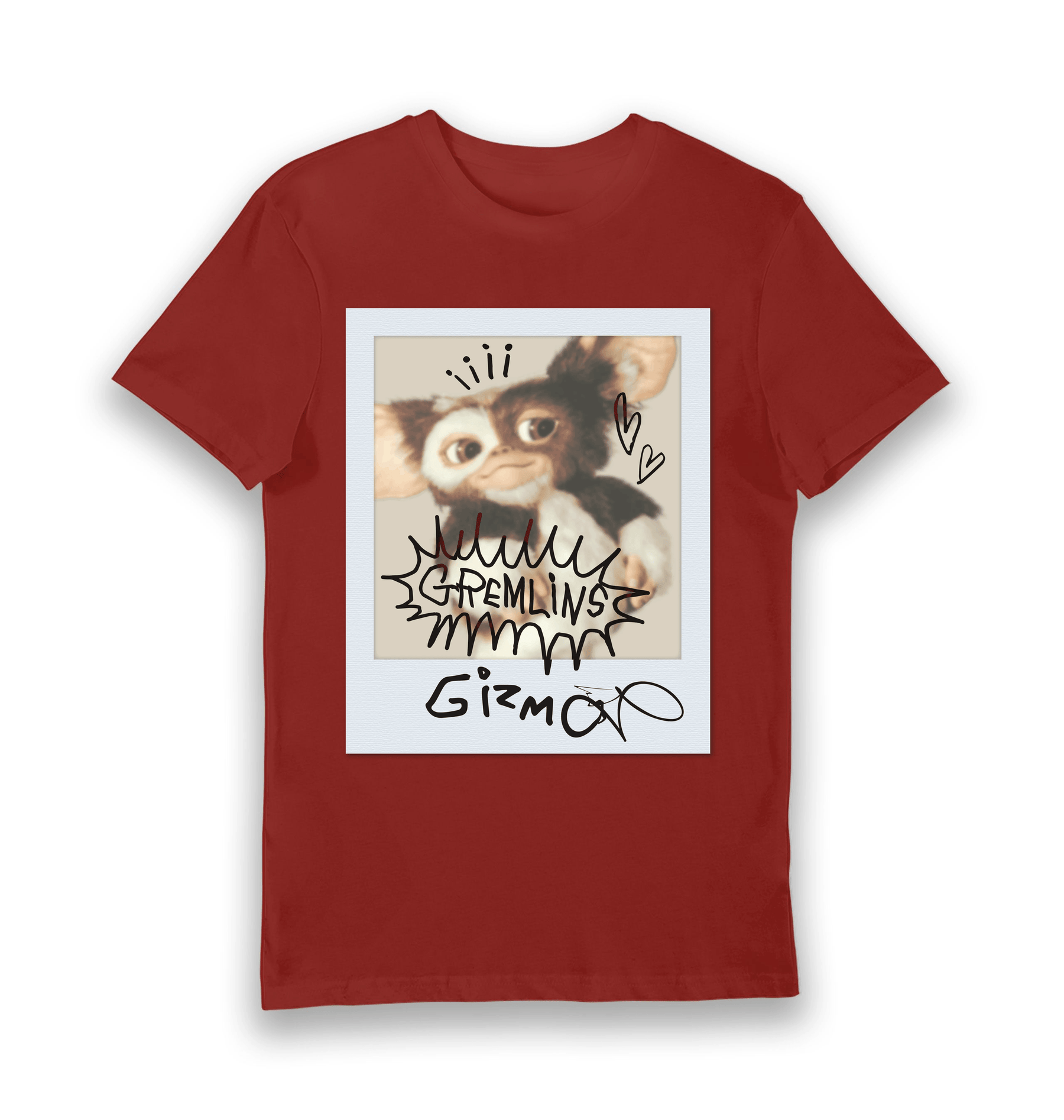 Brick Red Printed T-shirt Front