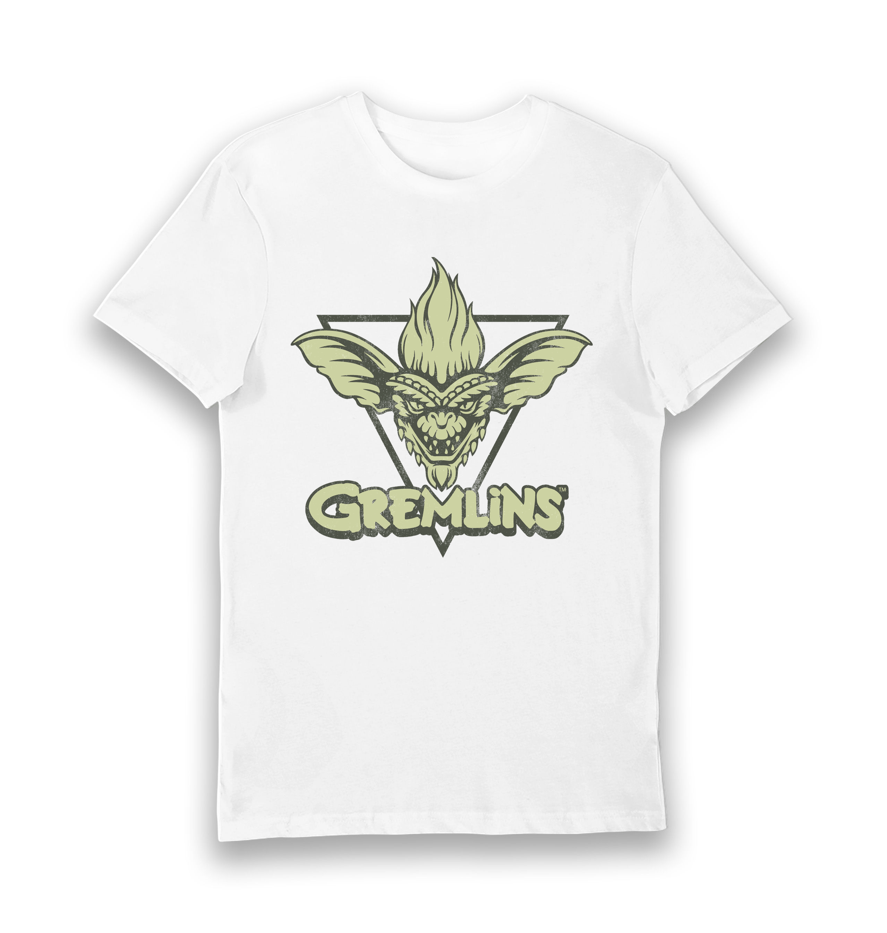 White Printed T-shirt Front