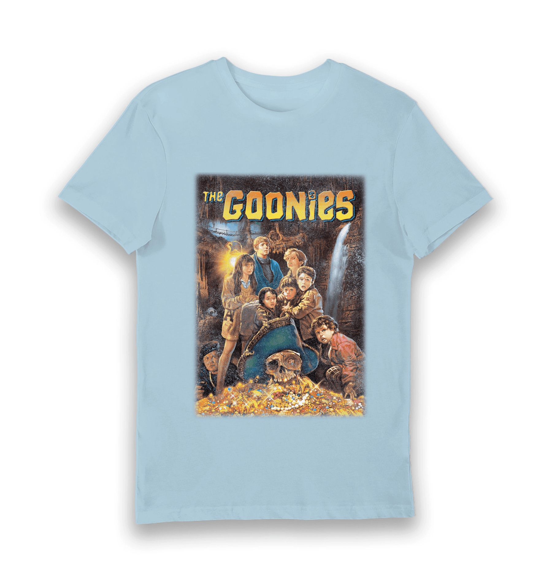 Light Blue Printed T-shirt Front