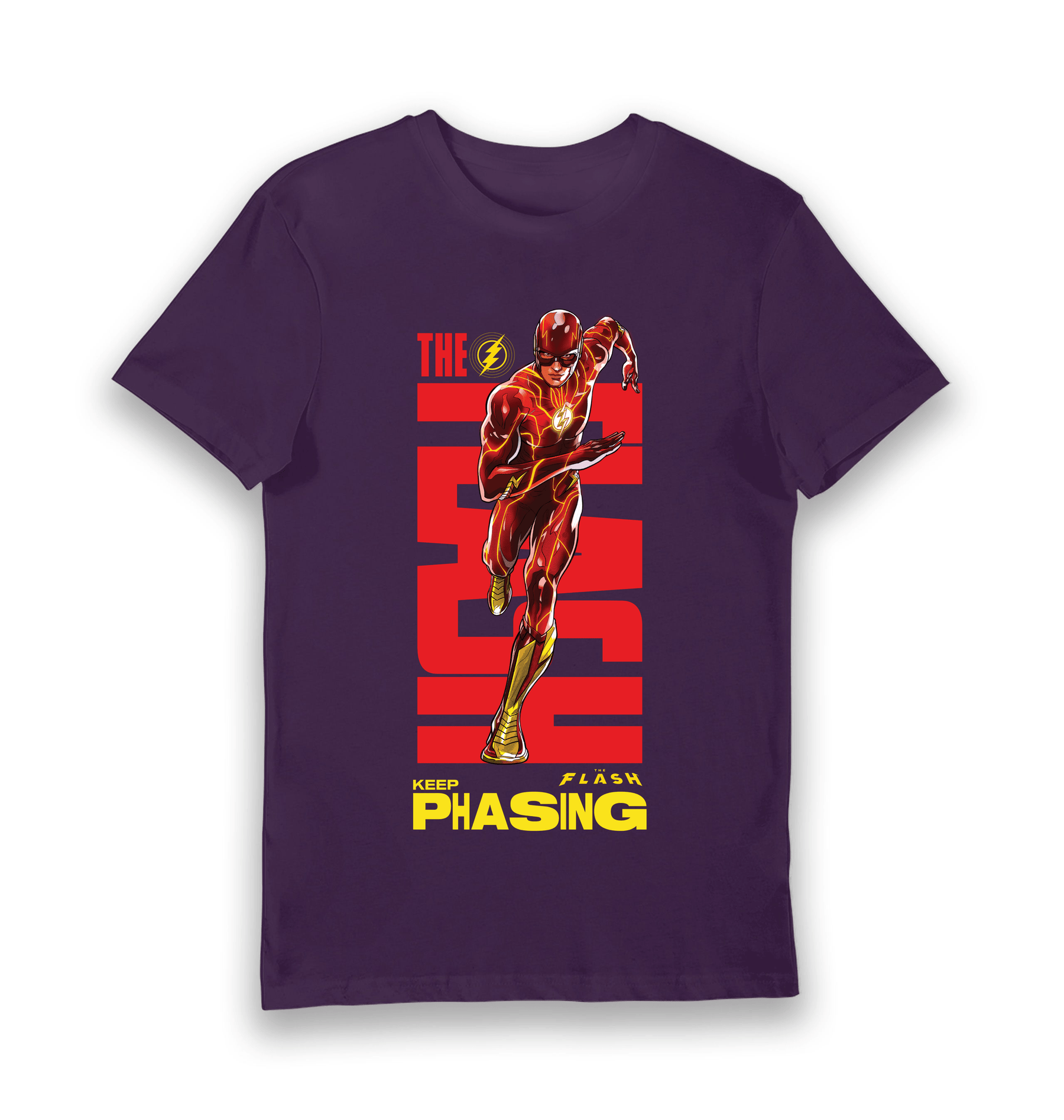Purple Printed T-shirt Front