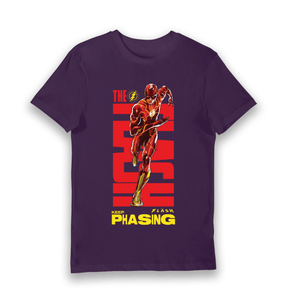 Purple Printed T-shirt Front