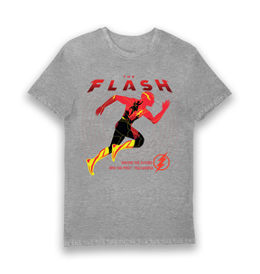 Sports Grey Printed T-shirt Front