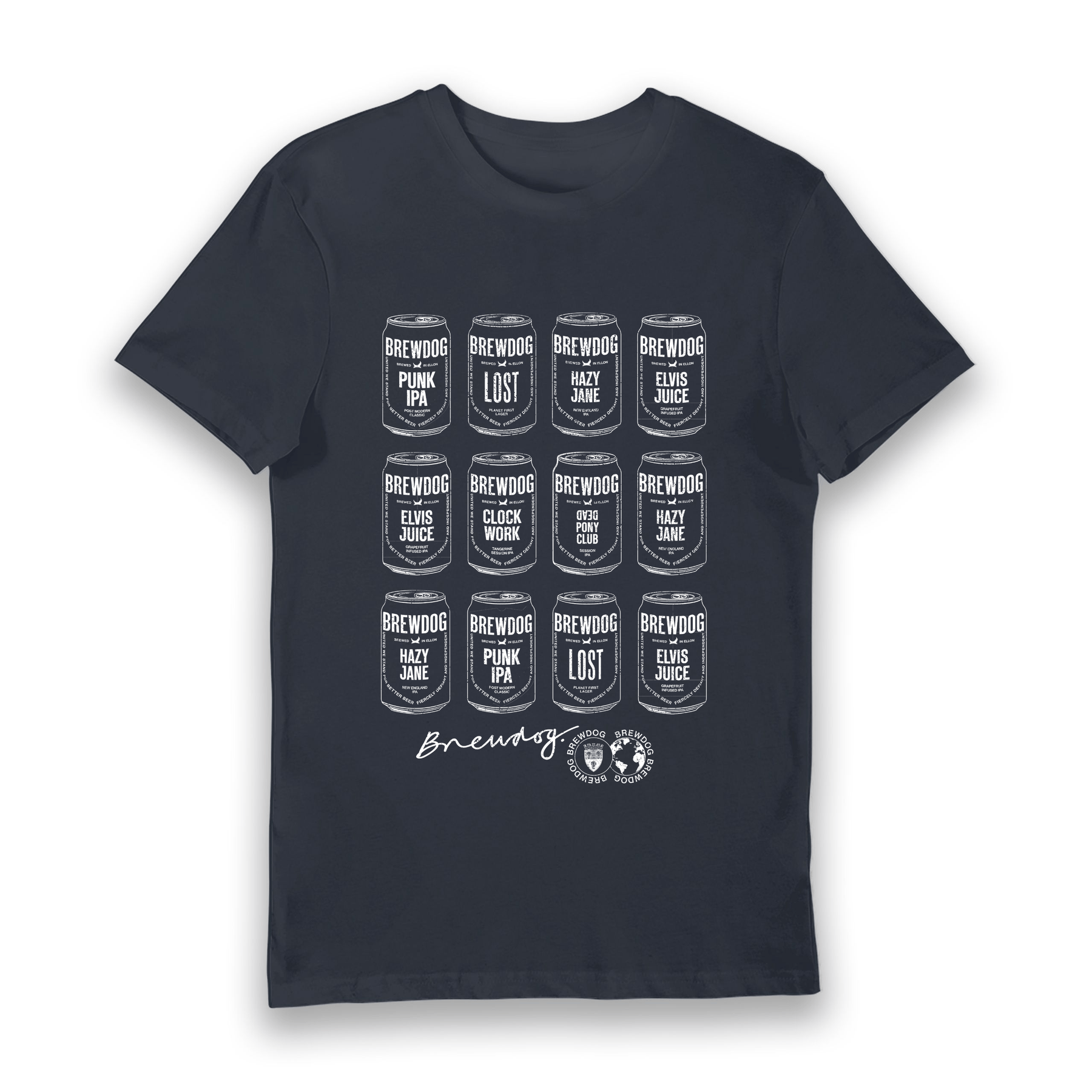 Navy Printed T-shirt
