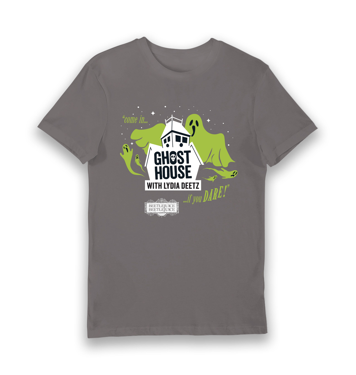 Charcoal Printed T-shirt Front