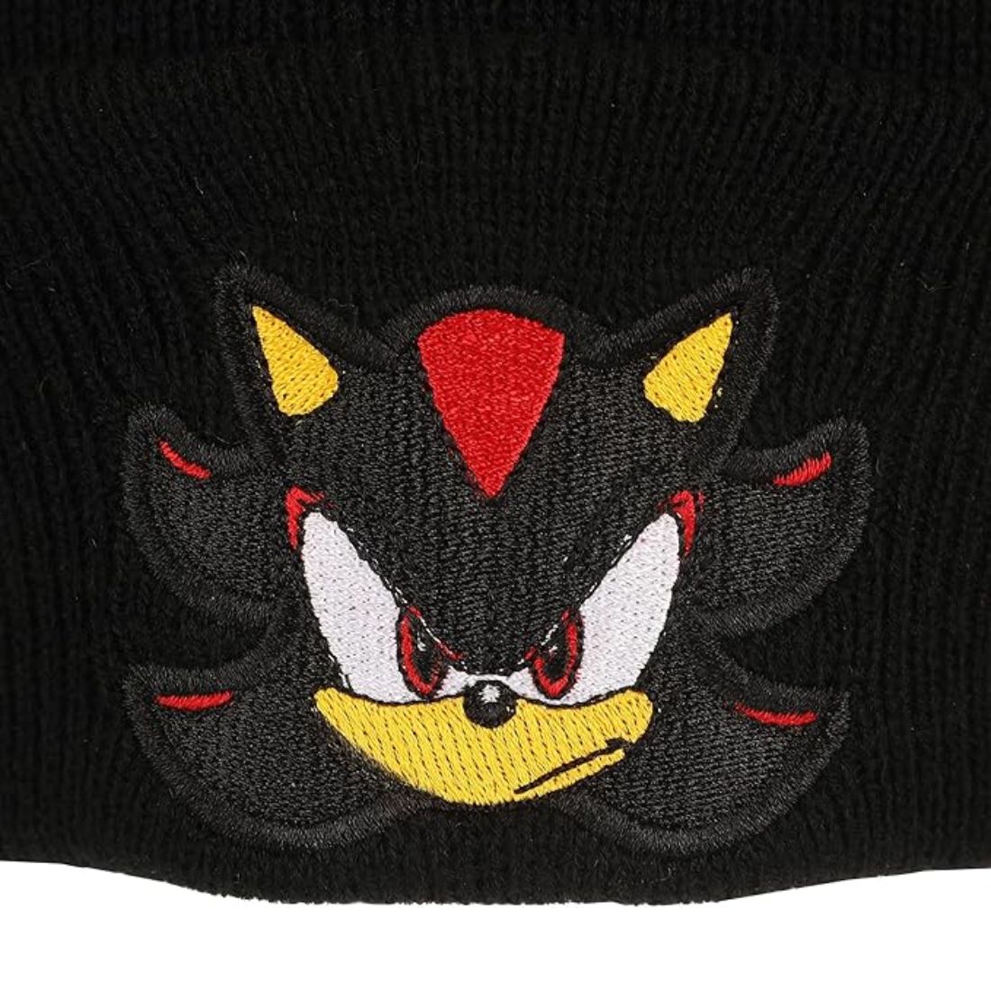 Sonic The Hedgehog Shadow Embroidered Cuff Beanie – Official SEGA Merchandise by Bioworld
