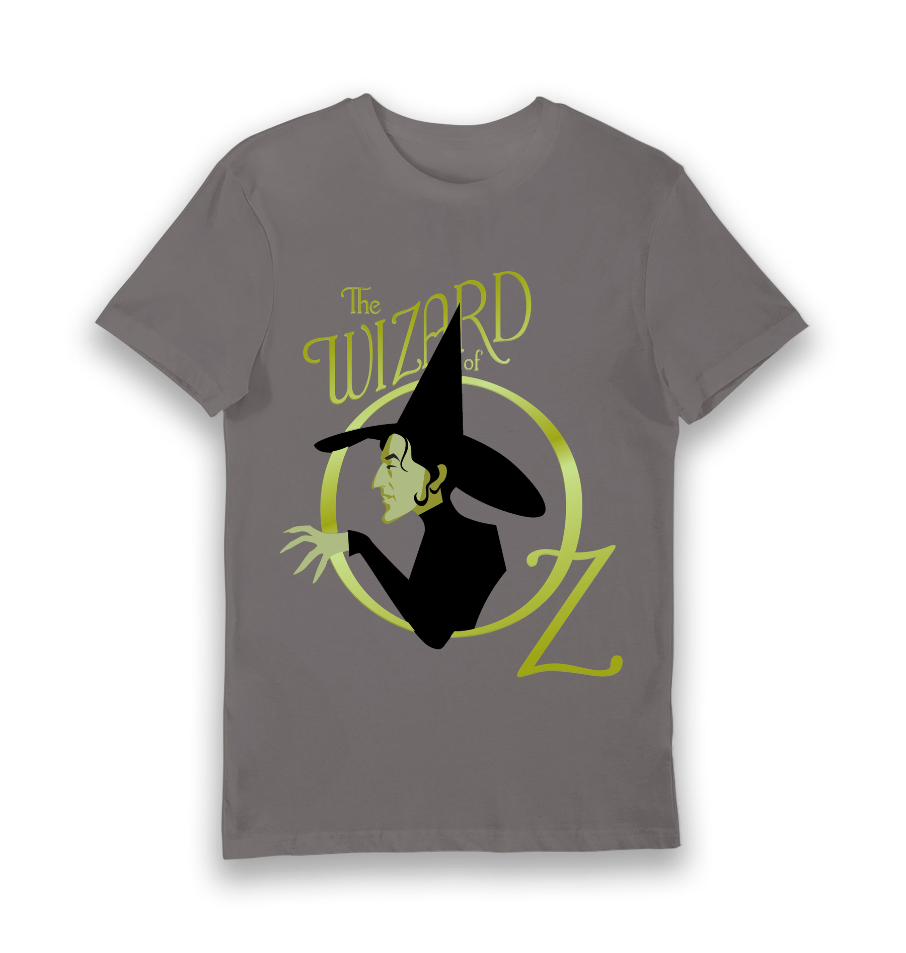 Charcoal Printed T-shirt Front