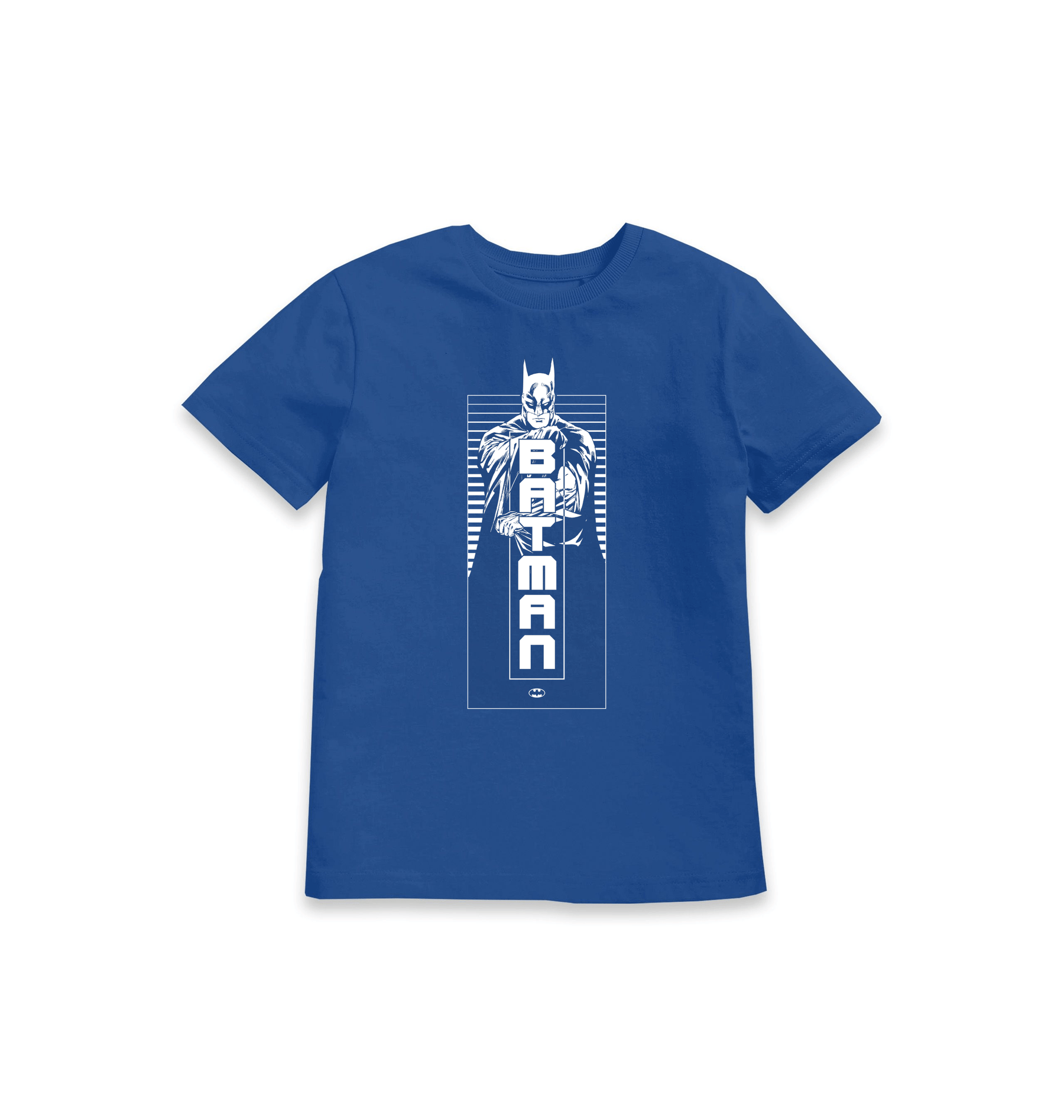 Blue Printed Kids T-Shirt Front