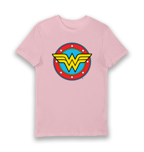 Pink Printed T-shirt Front
