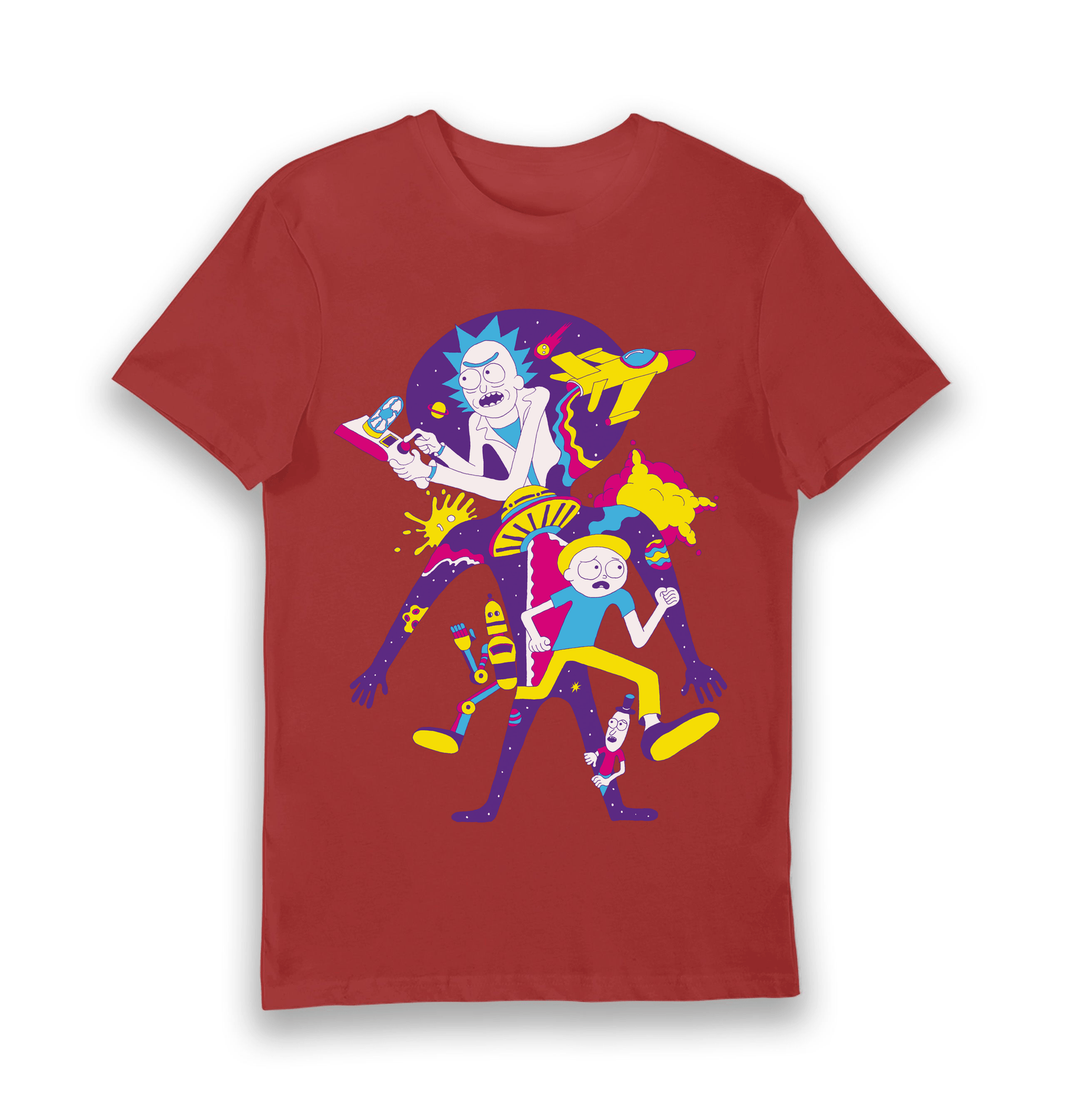 Red Printed T-shirt Front