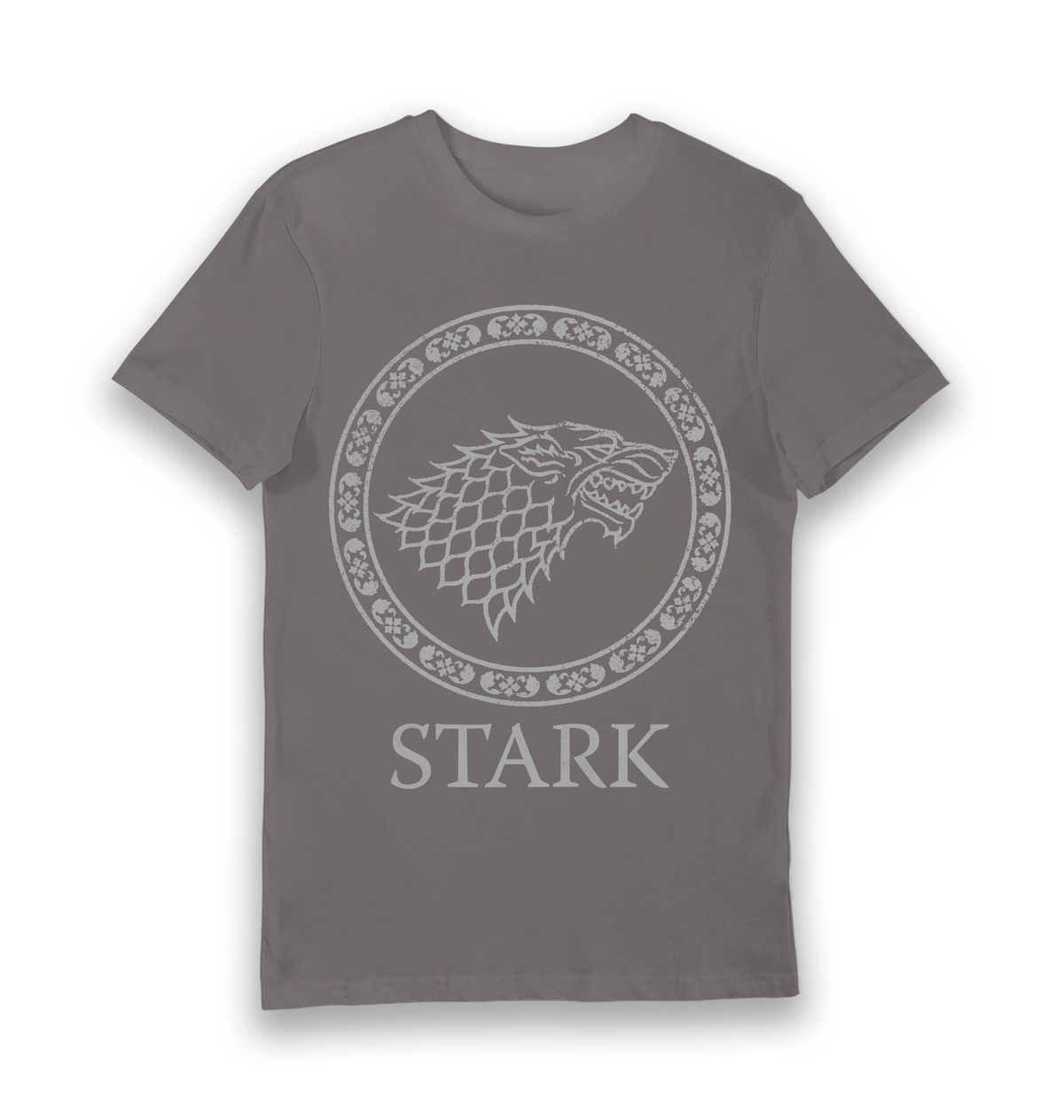 Charcoal Printed T-shirt Front