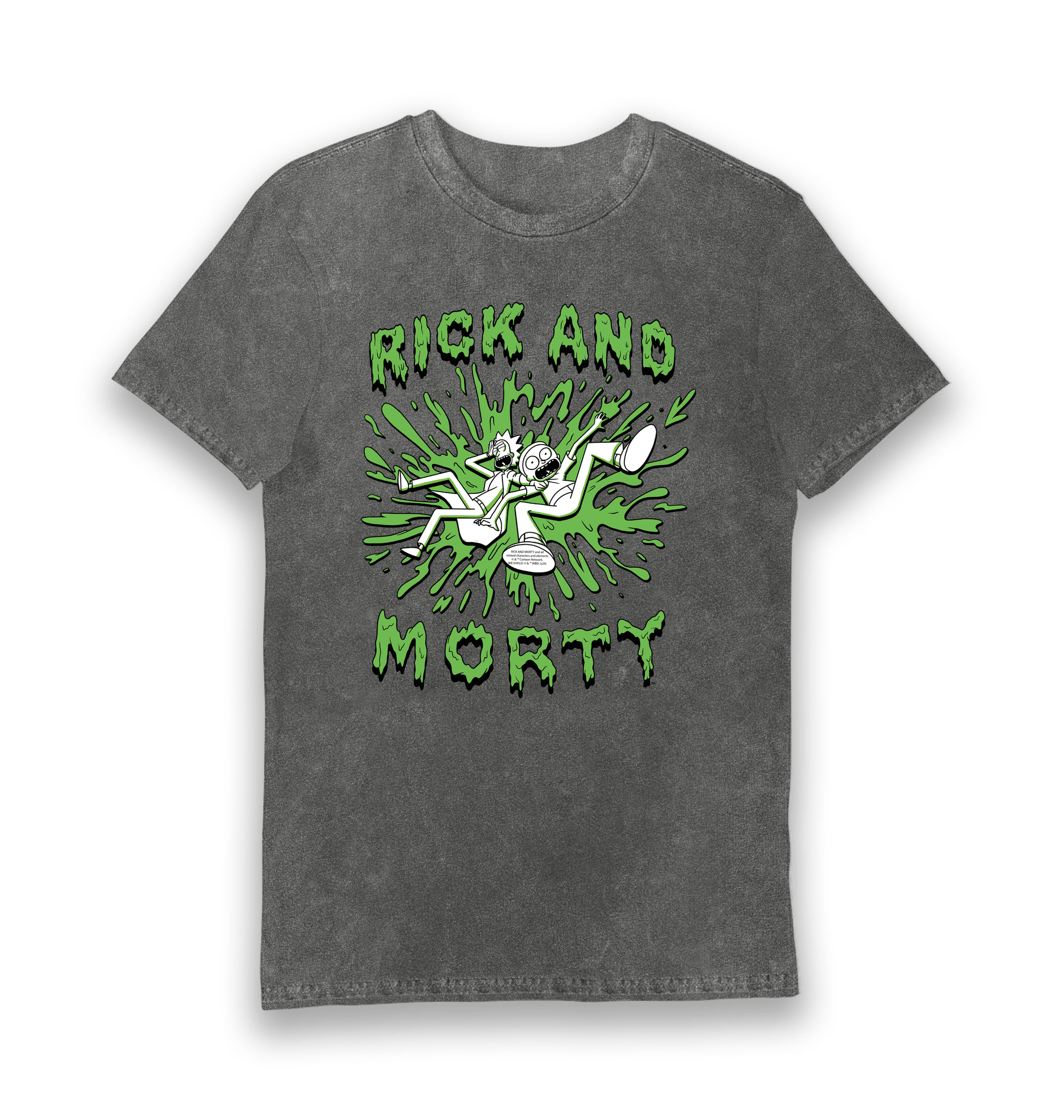 Vintage Grey Printed T-shirt Front