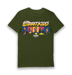 Forest Green Printed T-shirt Front