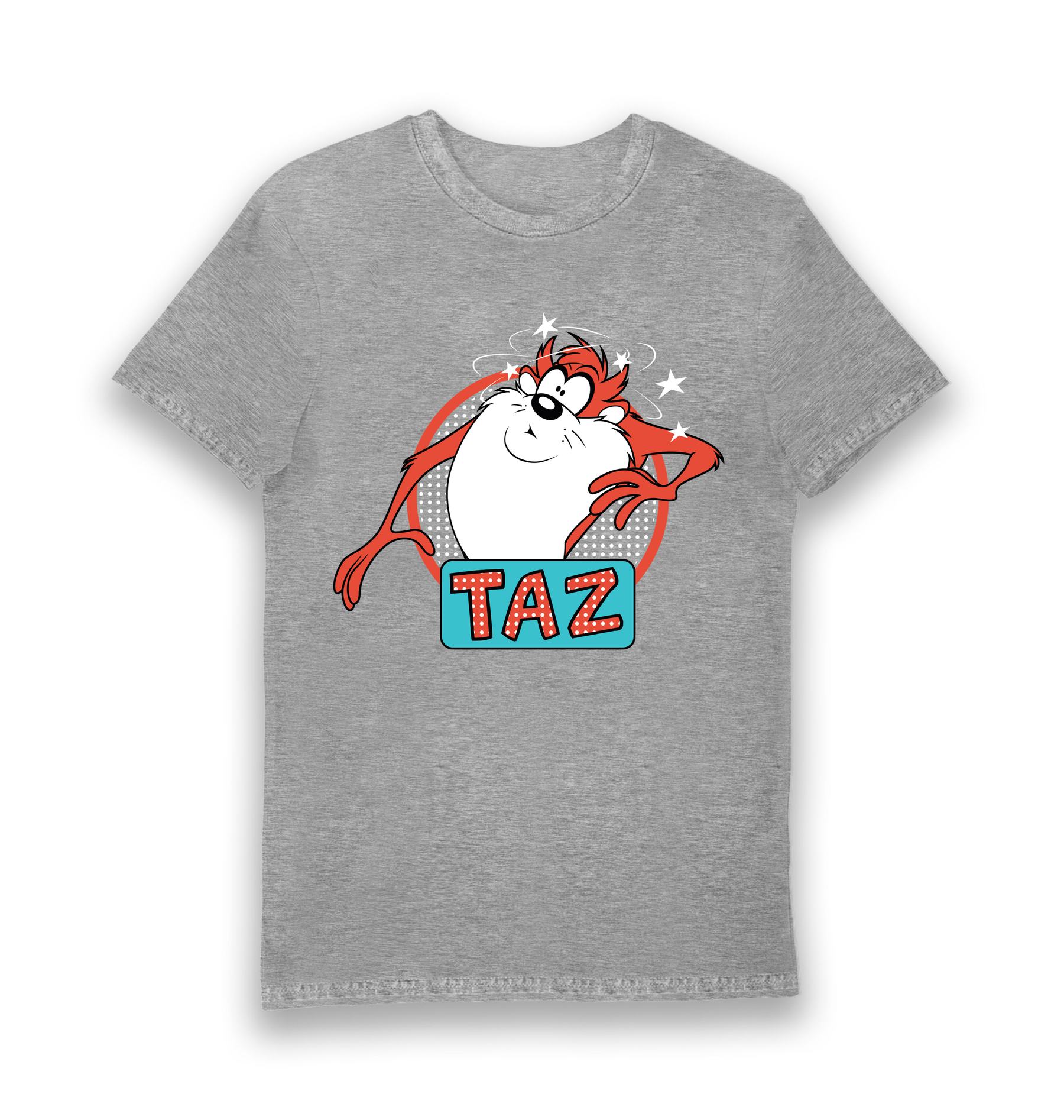 Sports Grey Printed T-shirt Front