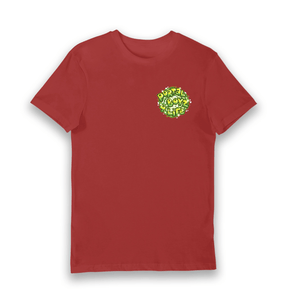 Red Printed T-shirt Front