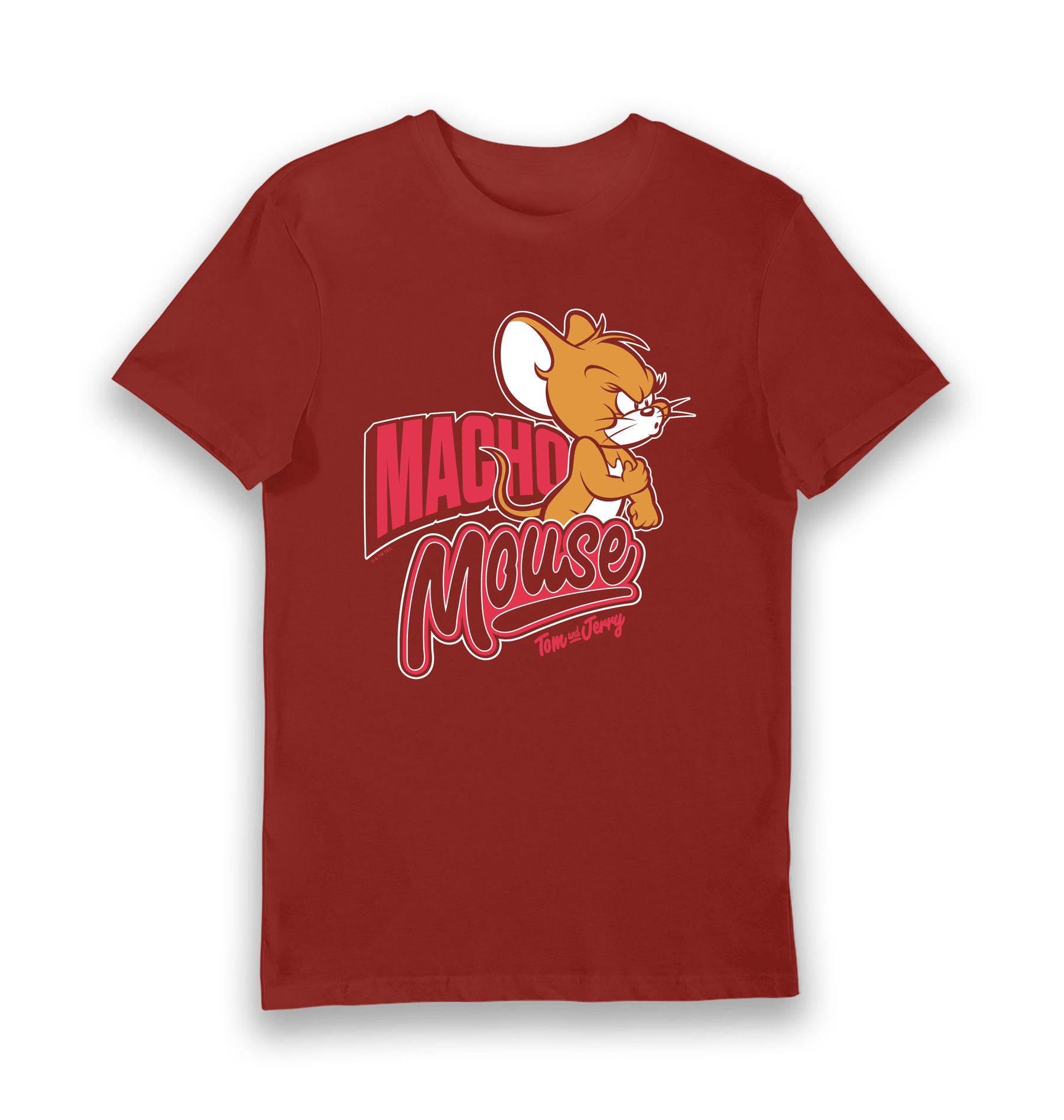 Brick Red Printed T-shirt Front
