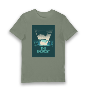 Khaki Printed T-shirt Front