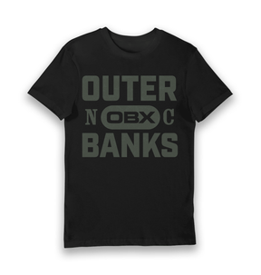 Black Printed T-shirt Front