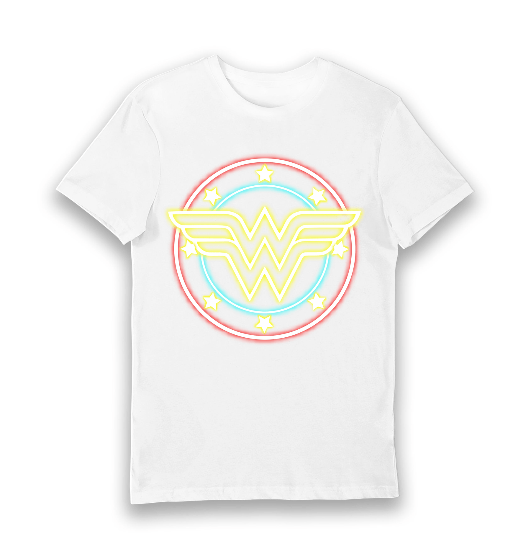 White Printed T-shirt Front