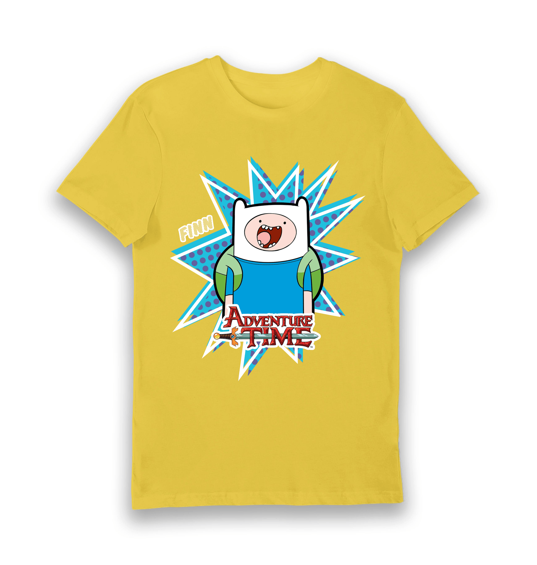 Yellow Printed T-shirt Front