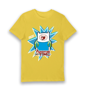 Yellow Printed T-shirt Front