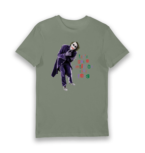 Khaki Printed T-shirt Front