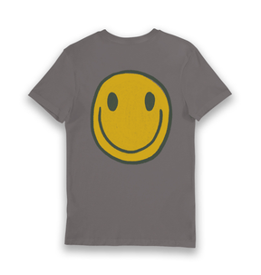 Charcoal Printed T-shirt Back