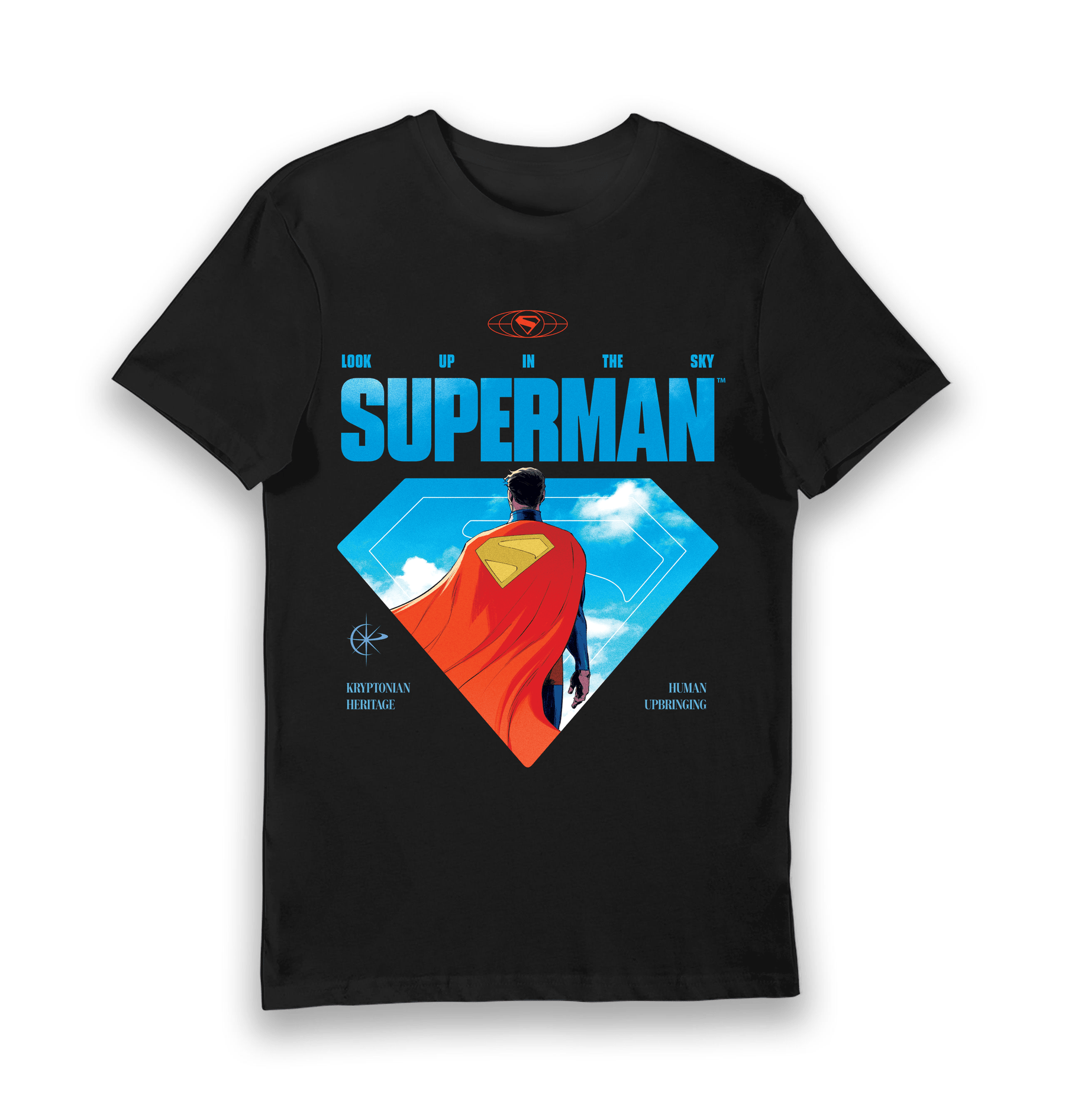 Black Printed T-shirt Front