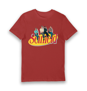 Red Printed T-shirt Front