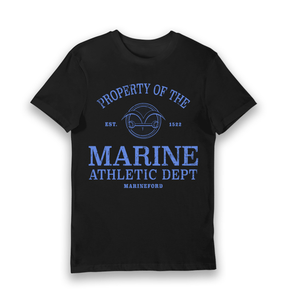 Black Printed T-shirt Front