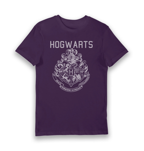 Purple Printed T-shirt Front