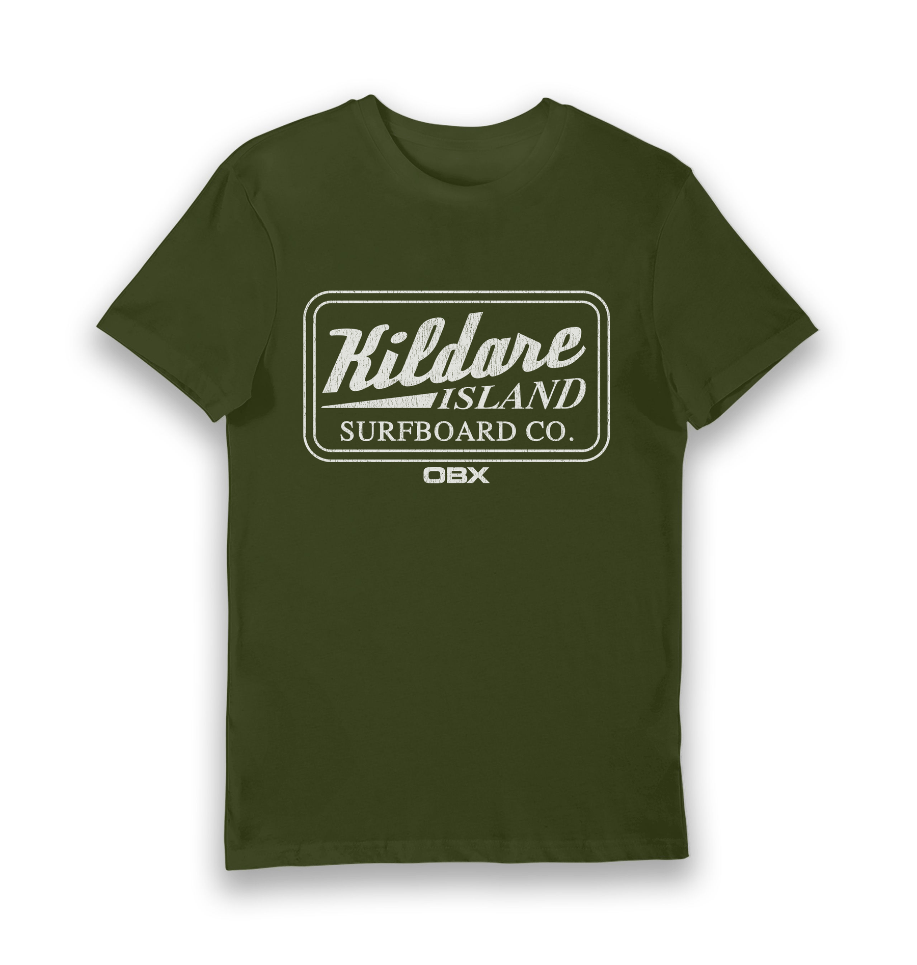Forest Green Printed T-shirt Front