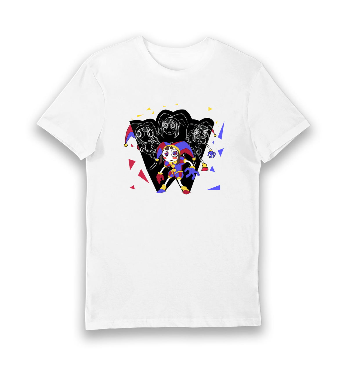 White Printed T-shirt Front