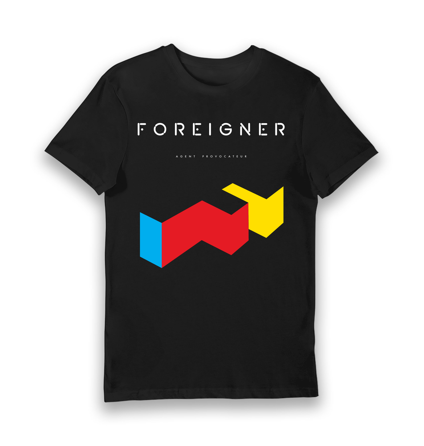 Black Printed T-shirt Front
