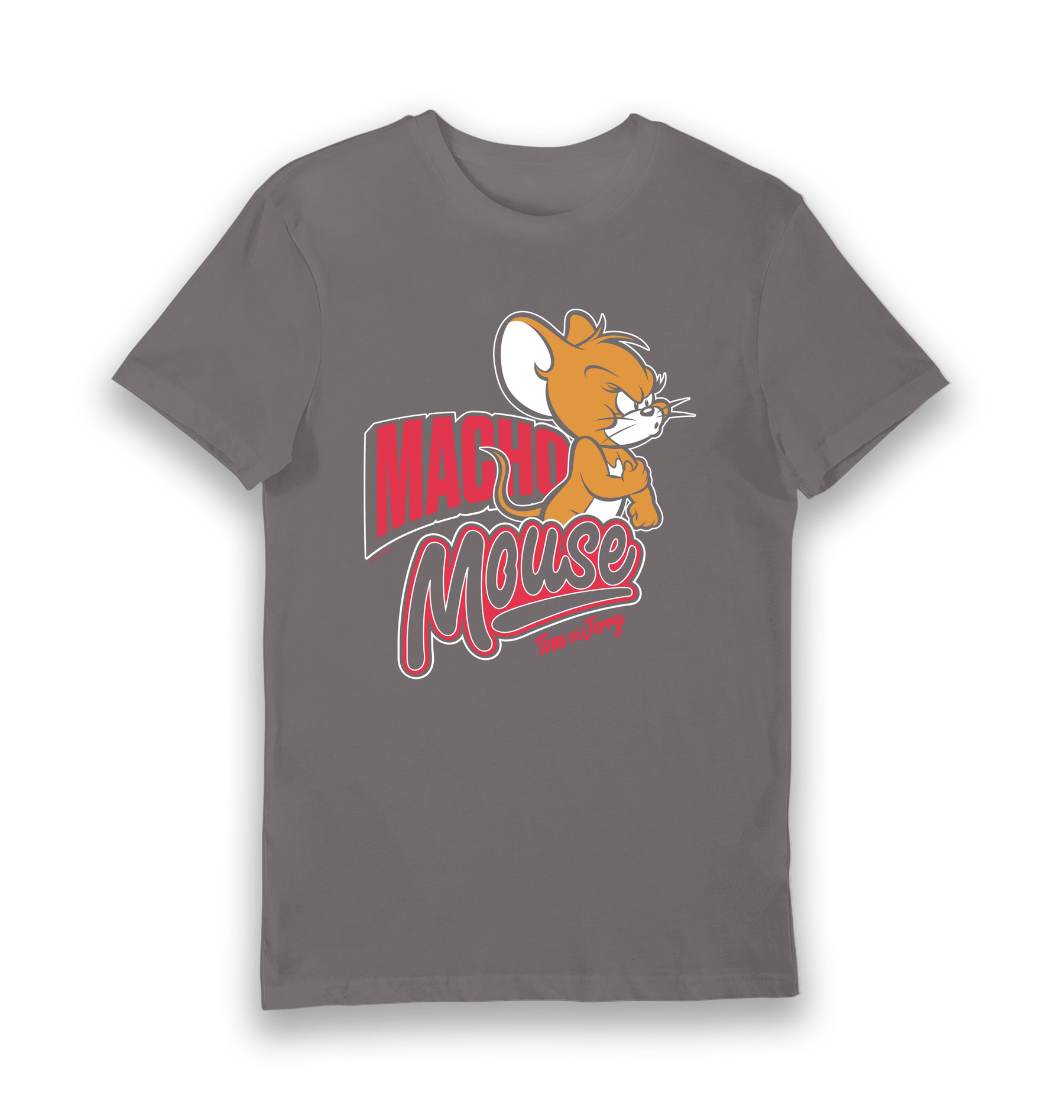 Charcoal Printed T-shirt Front