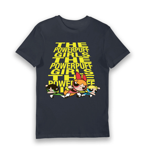 Navy Printed T-shirt Front
