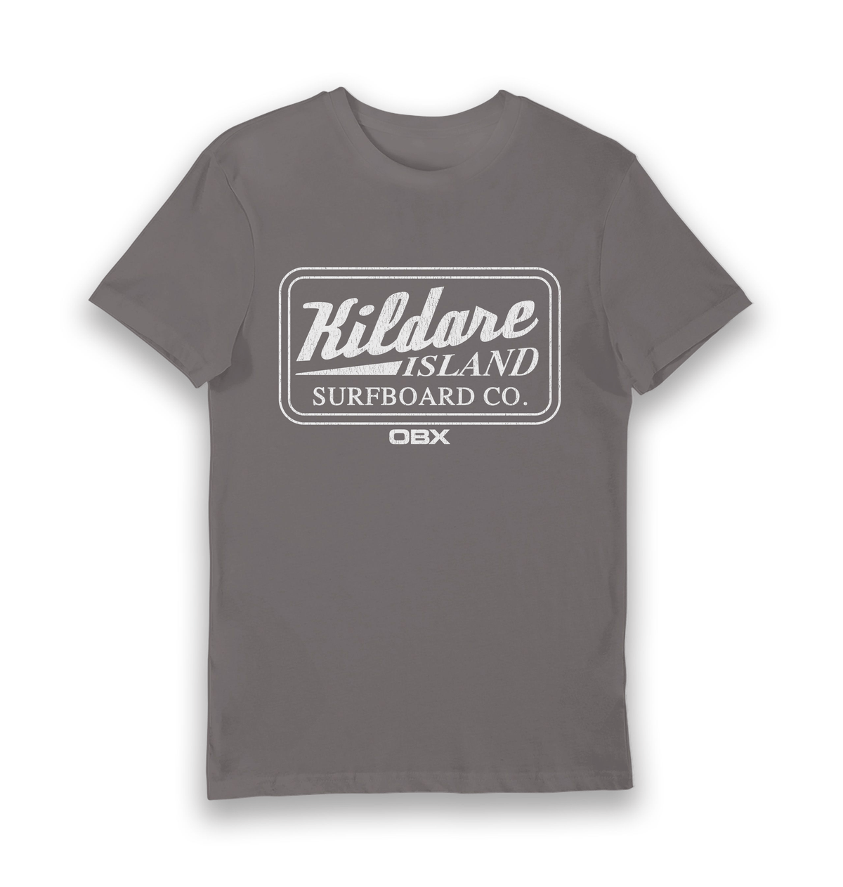 Charcoal Printed T-shirt Front