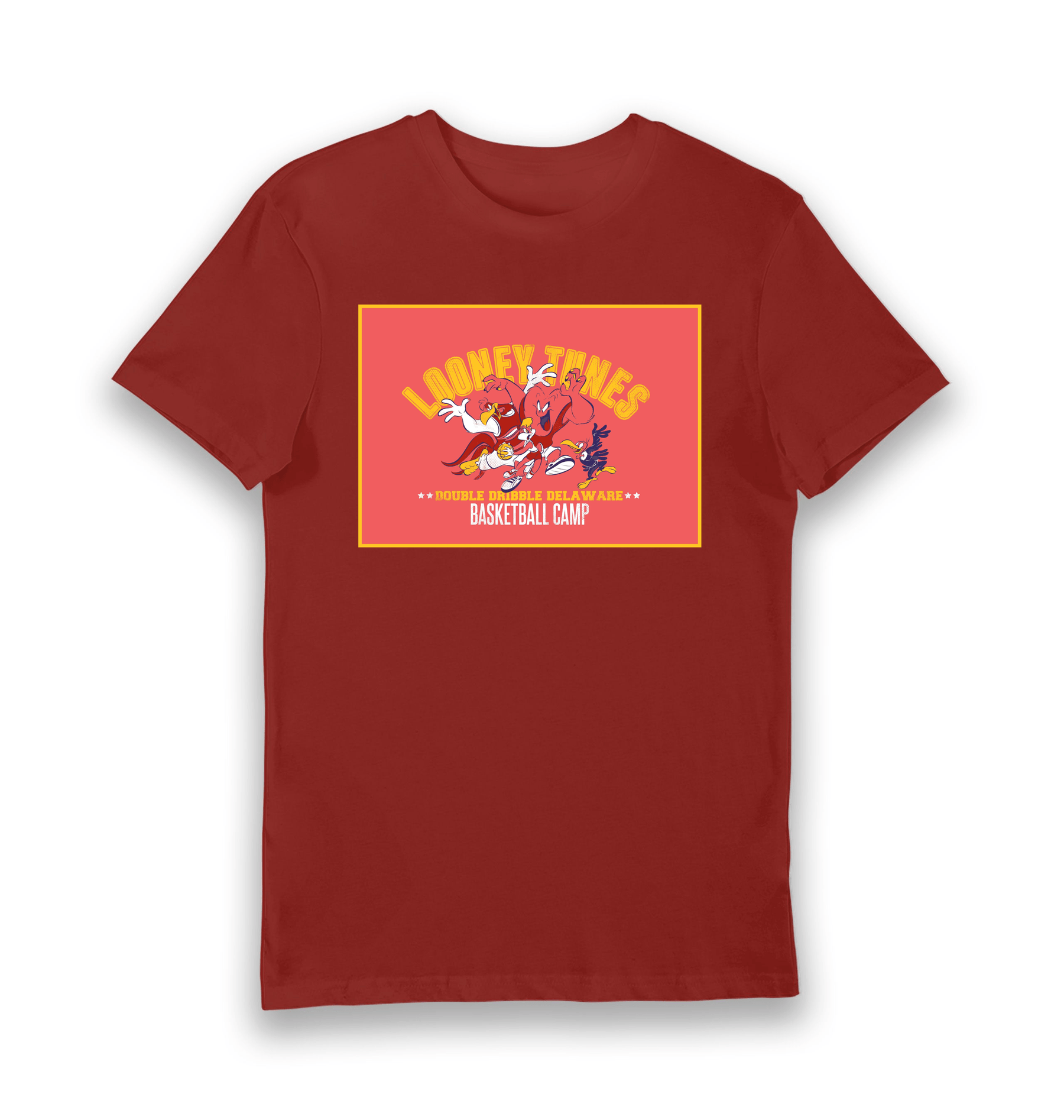 Brick Red Printed T-shirt Front