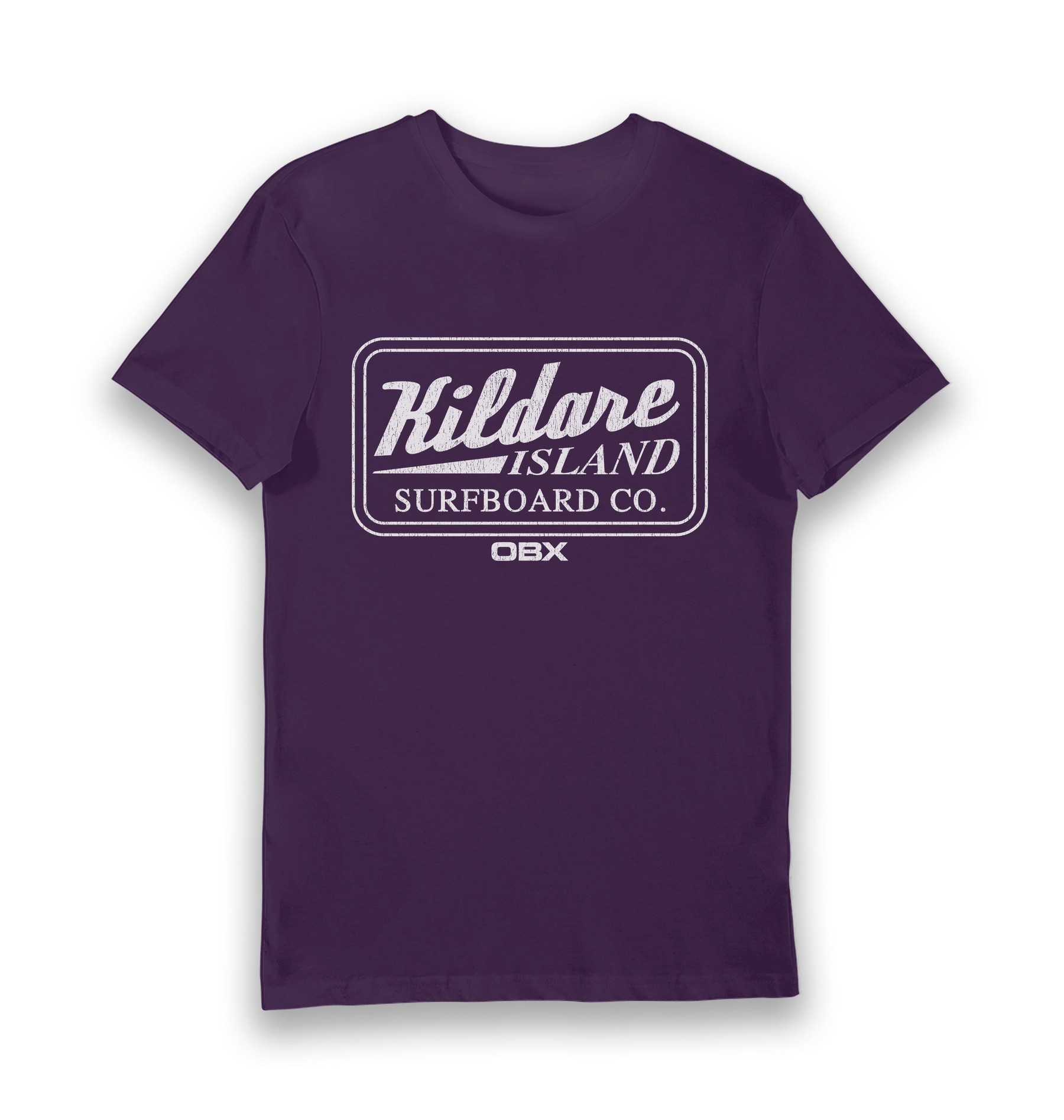 Purple Printed T-shirt Front