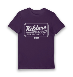 Purple Printed T-shirt Front
