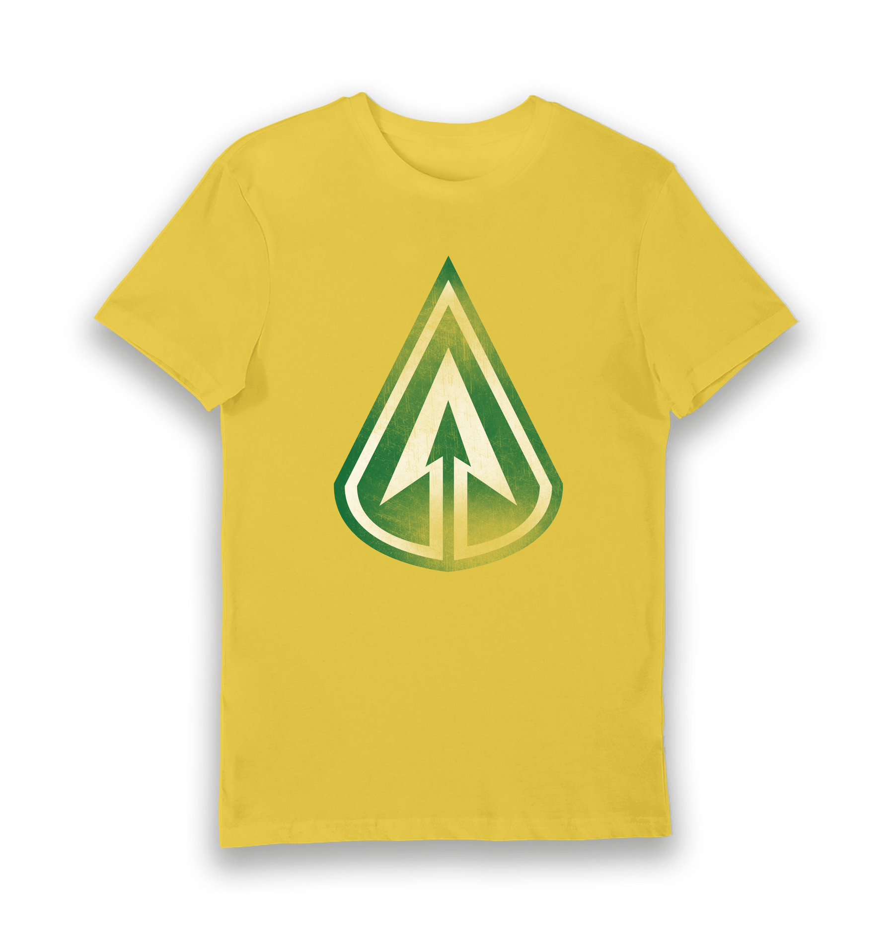 Yellow Printed T-shirt Front