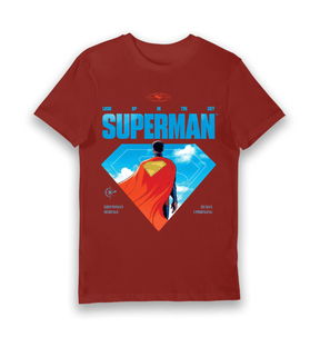 Brick Red Printed T-shirt Front