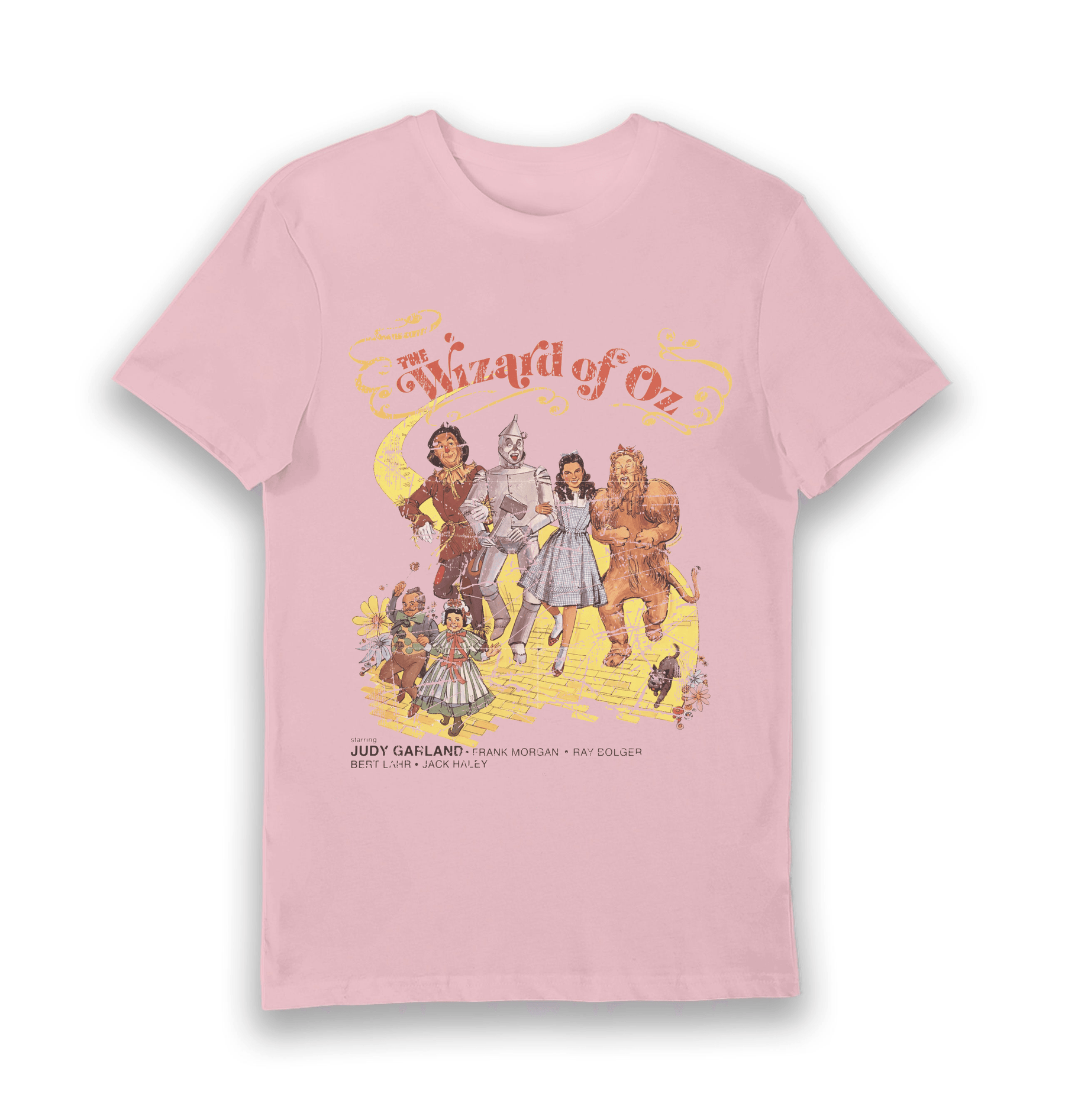 Pink Printed T-shirt Front