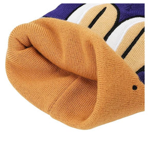 Dog Man Bark Knight Youth Cuff Hat and Knit Gloves Cold Weather Set