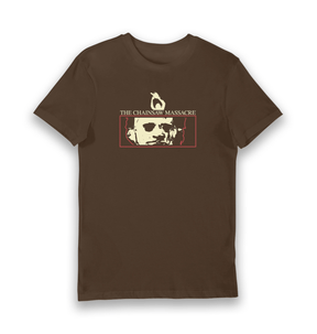 Brown Printed T-shirt Front
