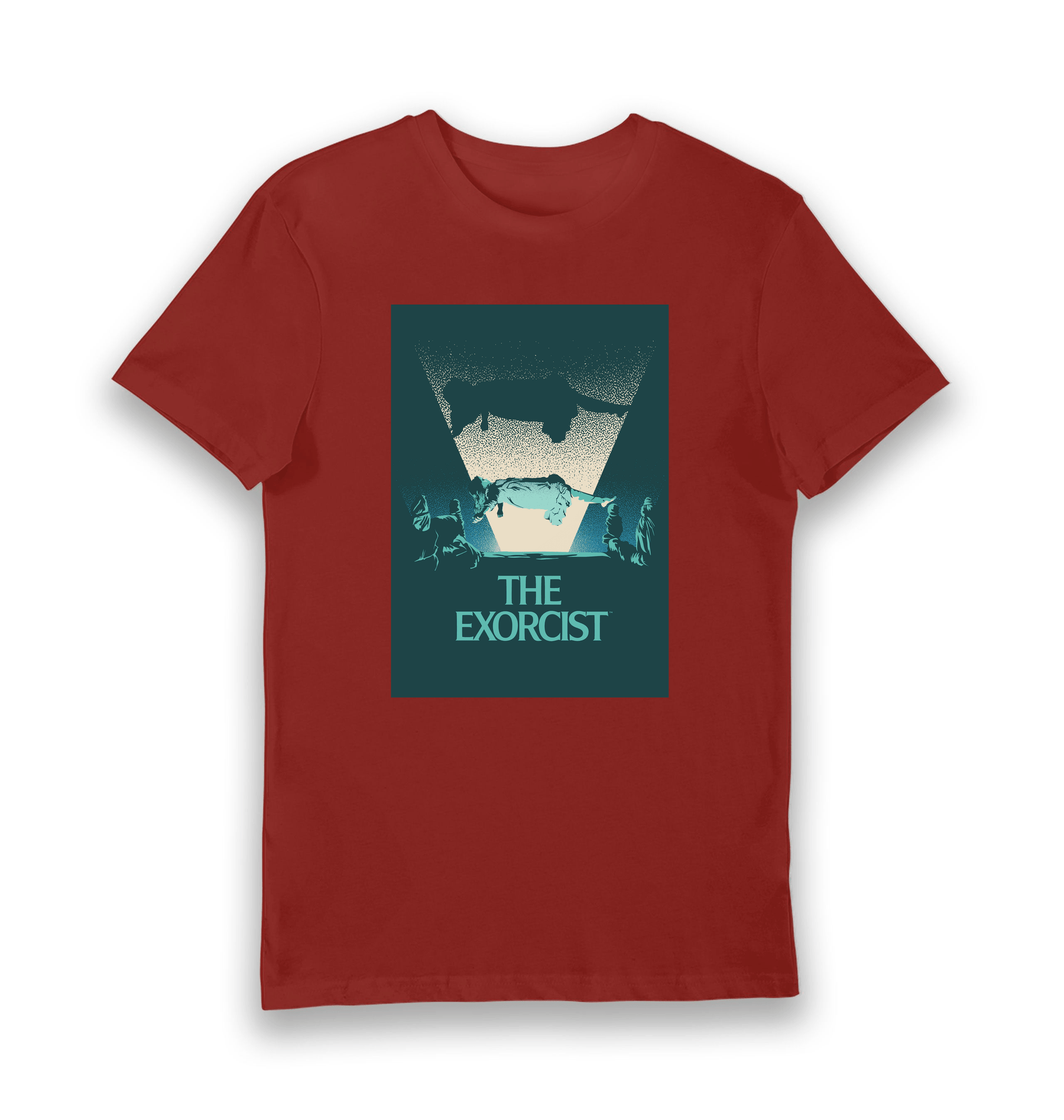 Brick Red Printed T-shirt Front