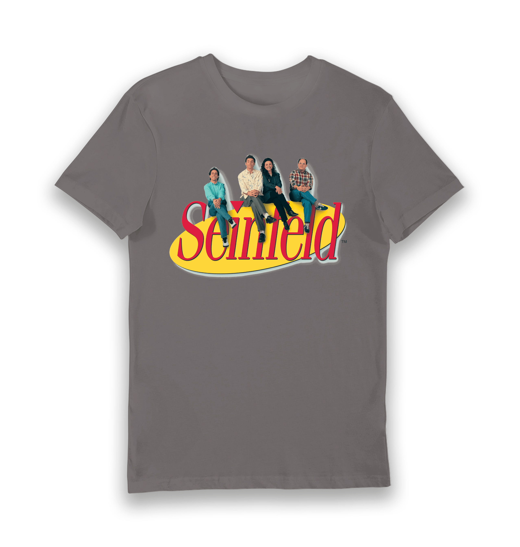 Charcoal Printed T-shirt Front