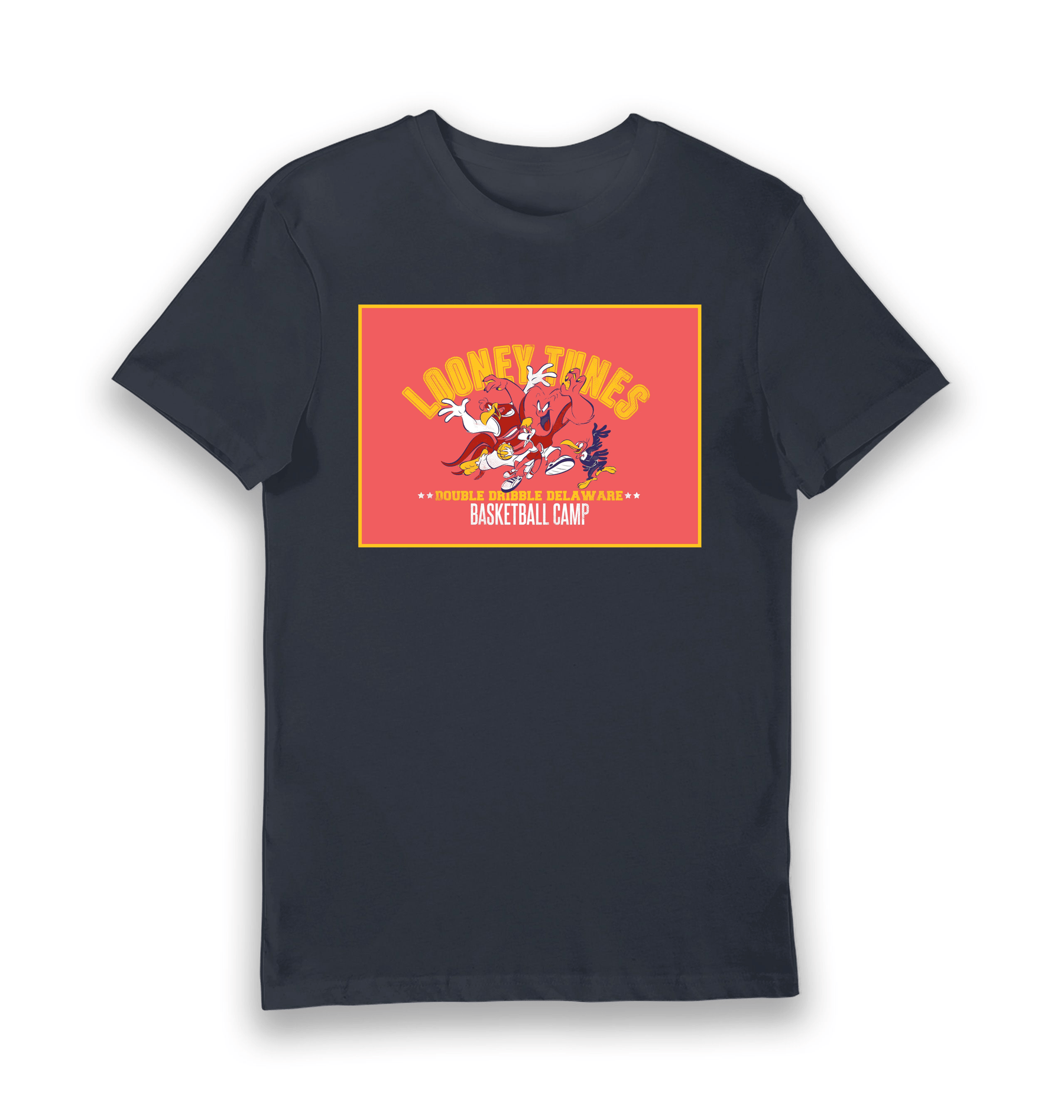 Navy Printed T-shirt Front