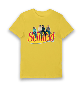 Yellow Printed T-shirt Front