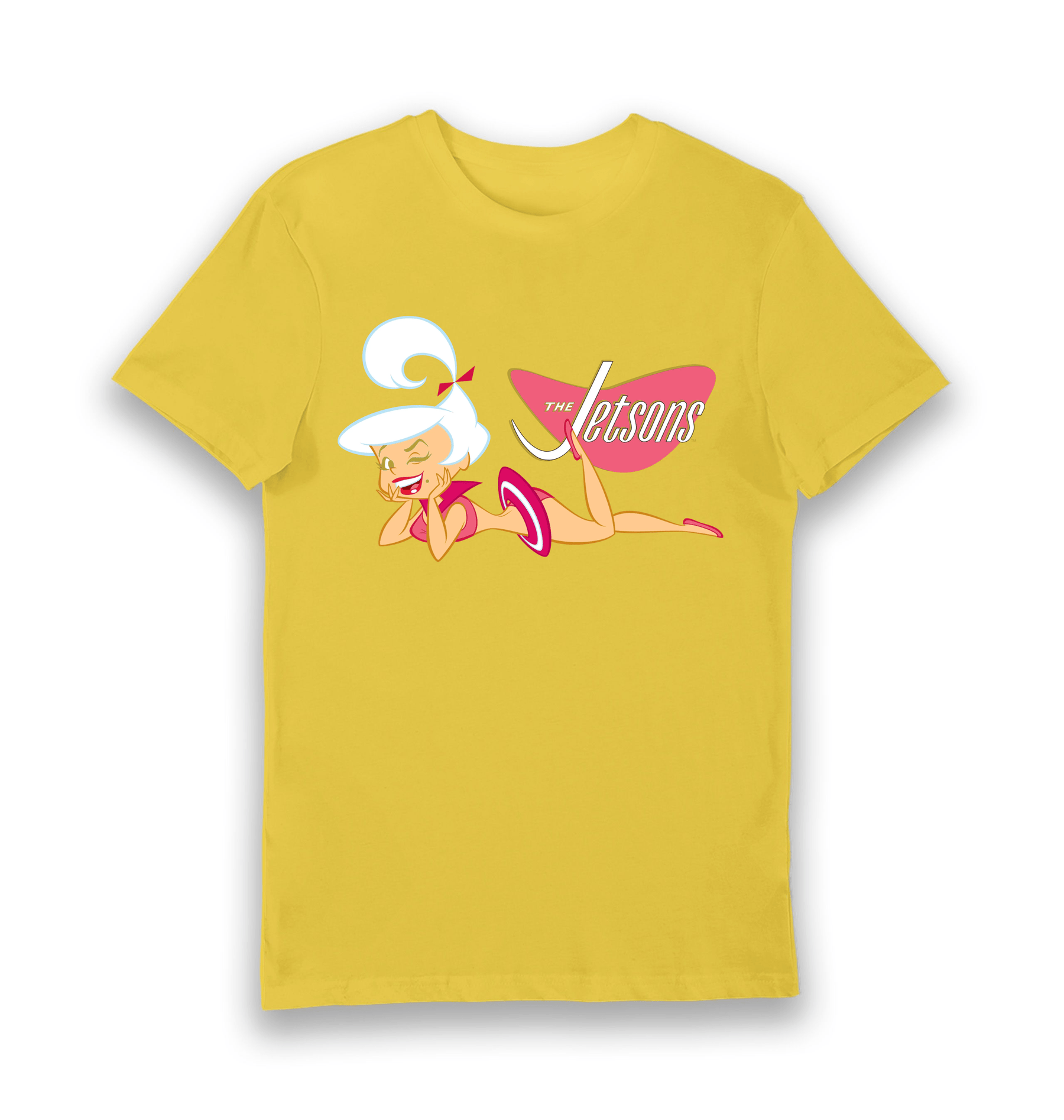 Yellow Printed T-shirt Front